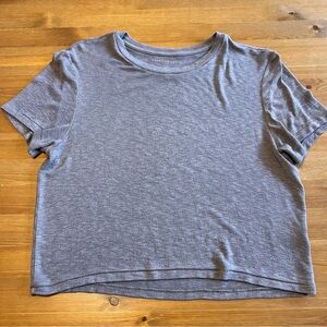 American Eagle Taupe Baby Tee